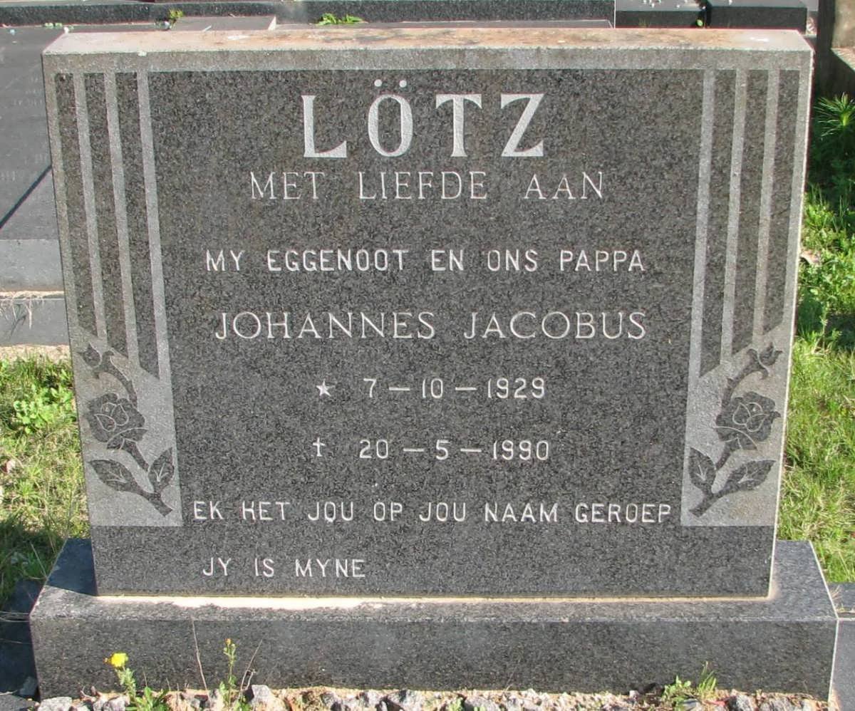 LÖTZ Johannes Jacobus 1929-1990