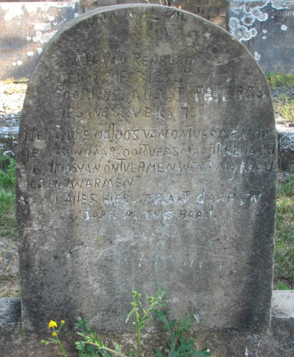 RENSBURG J.H., van 1854-1856