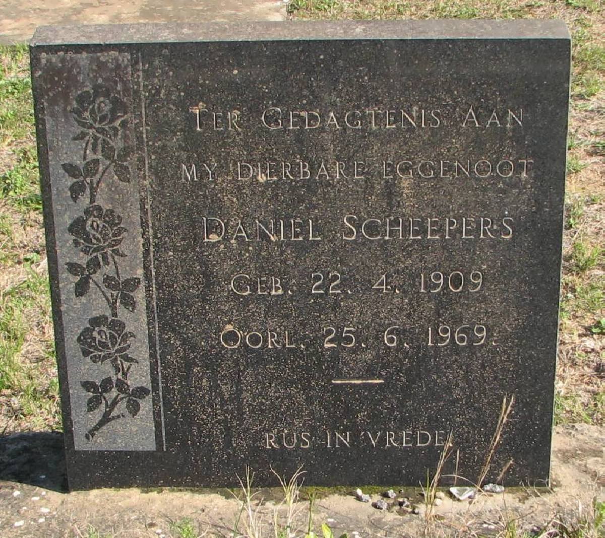 SCHEEPERS Daniel 1909-1969