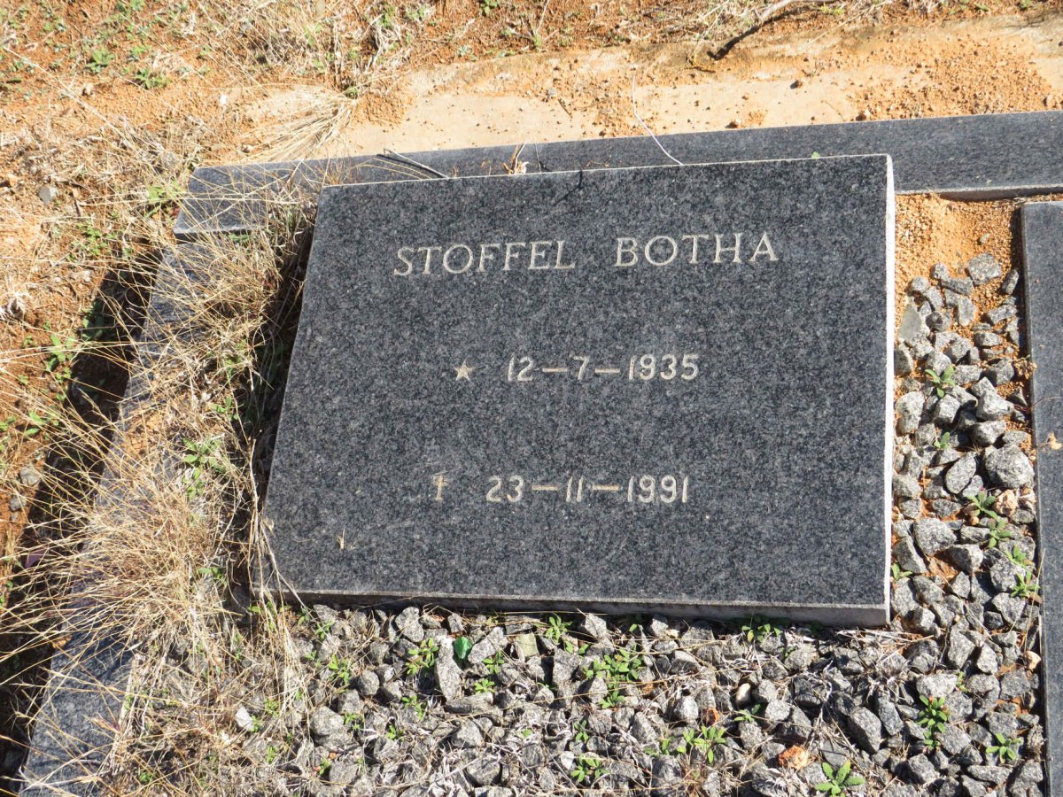 BOTHA Stoffel 1935-1991