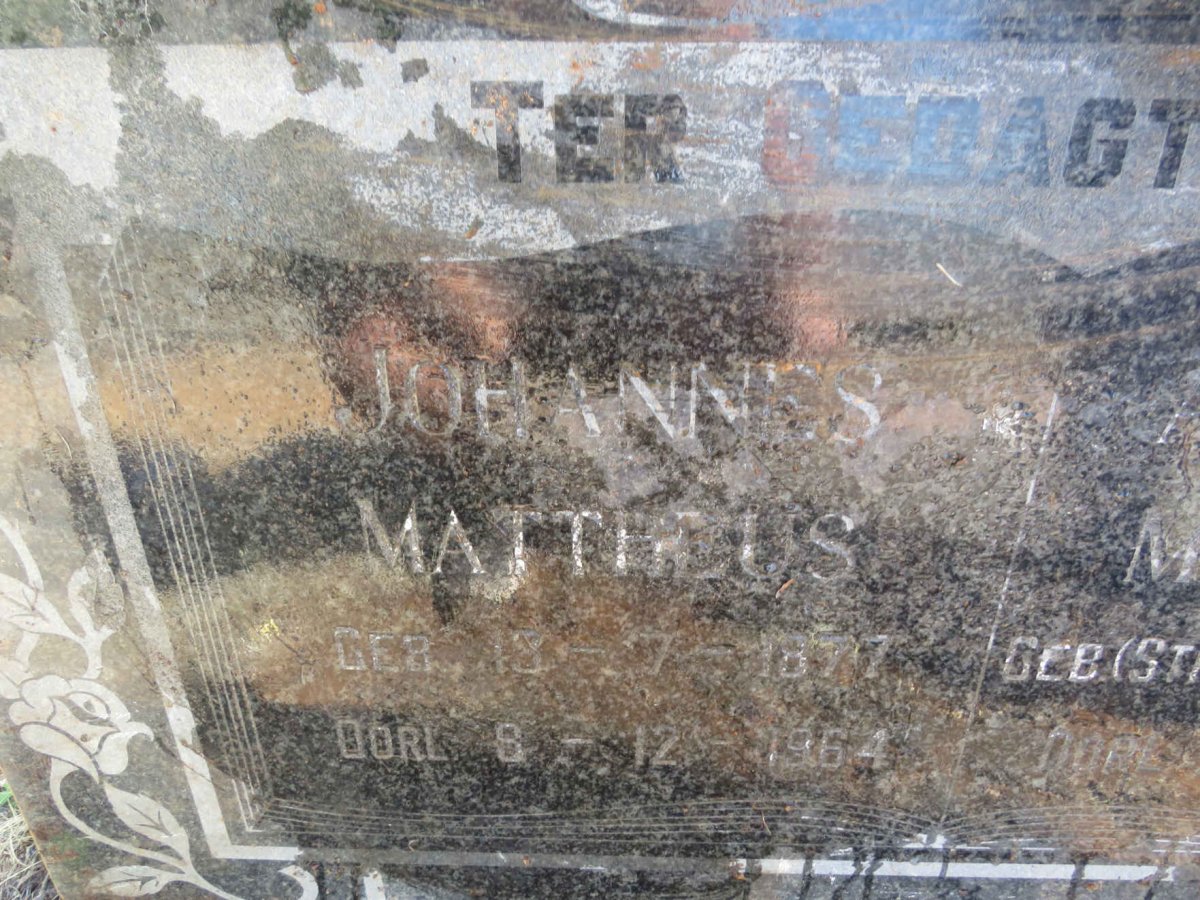 BEER Johannes Mattheus, de 1877-1964 &amp; Anna Maria Magdalena STRYDOM 1890-19??