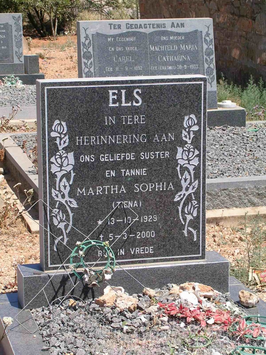 ELS Martha Sophia 1929-2000