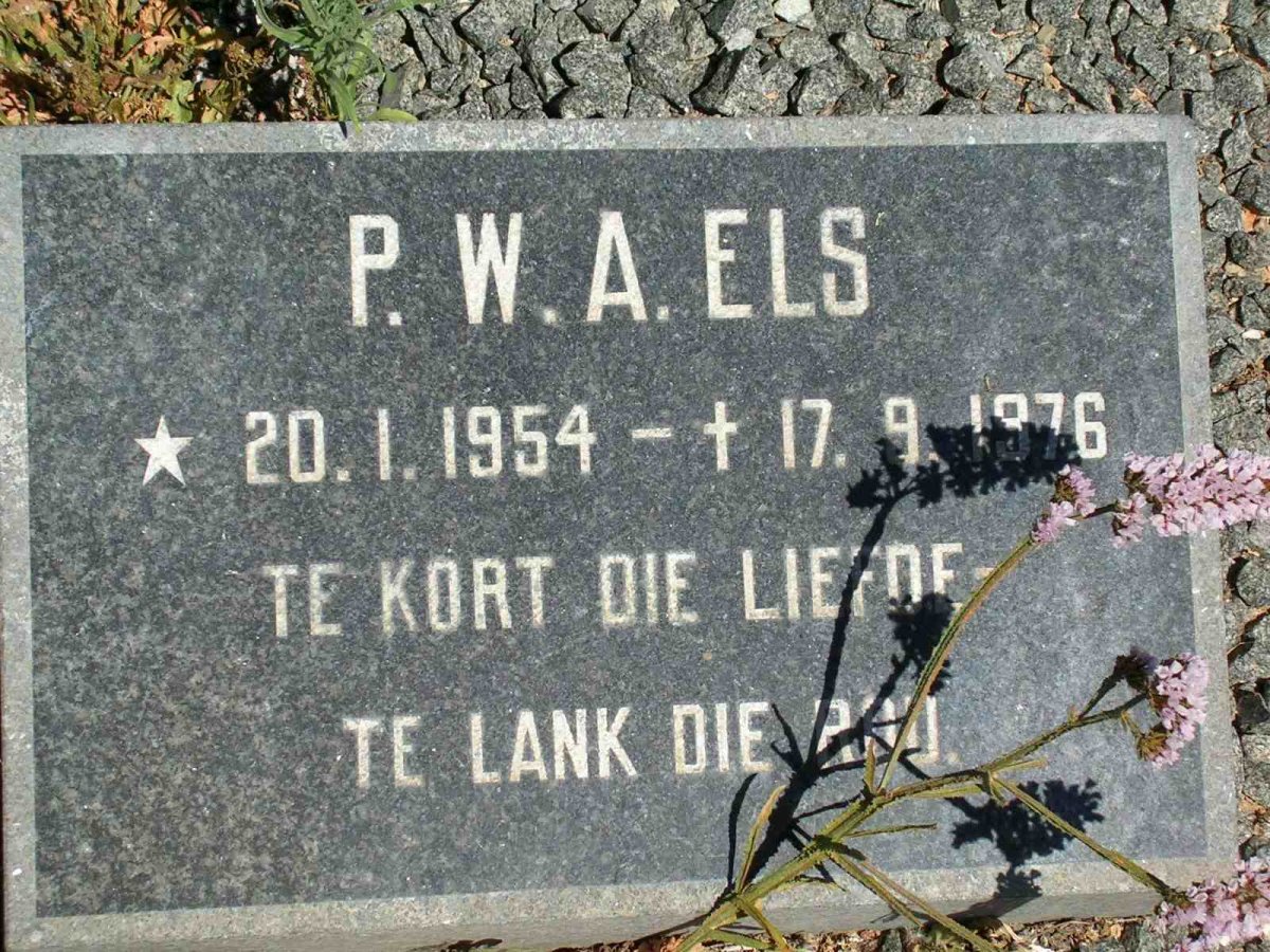 ELS P.W.A. 1954-1976