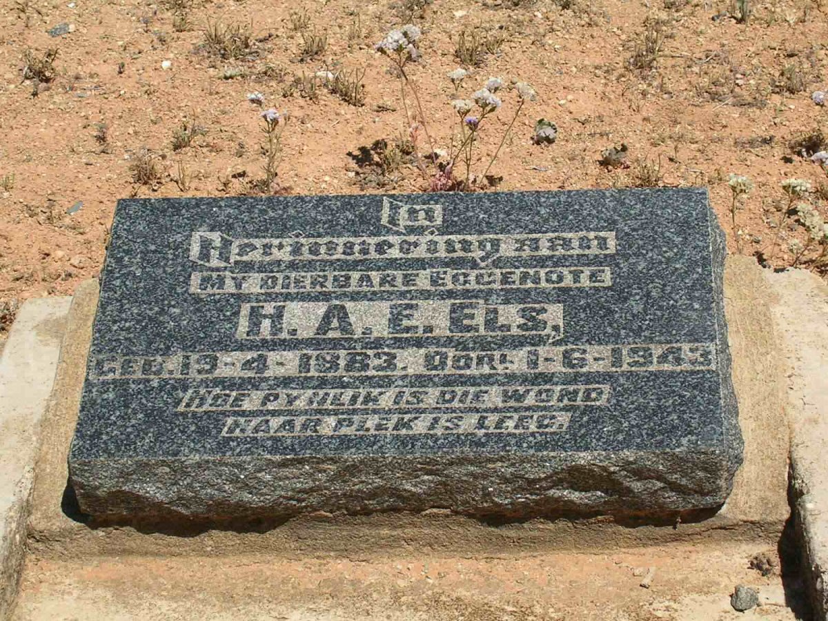 ELS H.A.E. 1883-1943