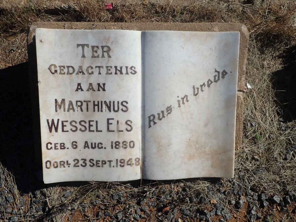ELS Marthinus Wessel 1880-1948