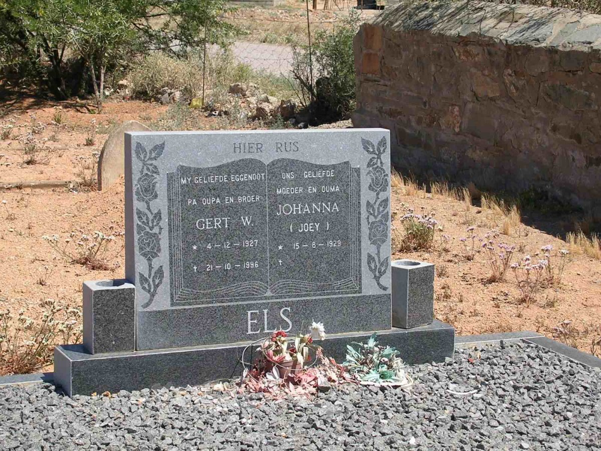 ELS Gert W. 1927-1996 &amp; Johanna 1929-