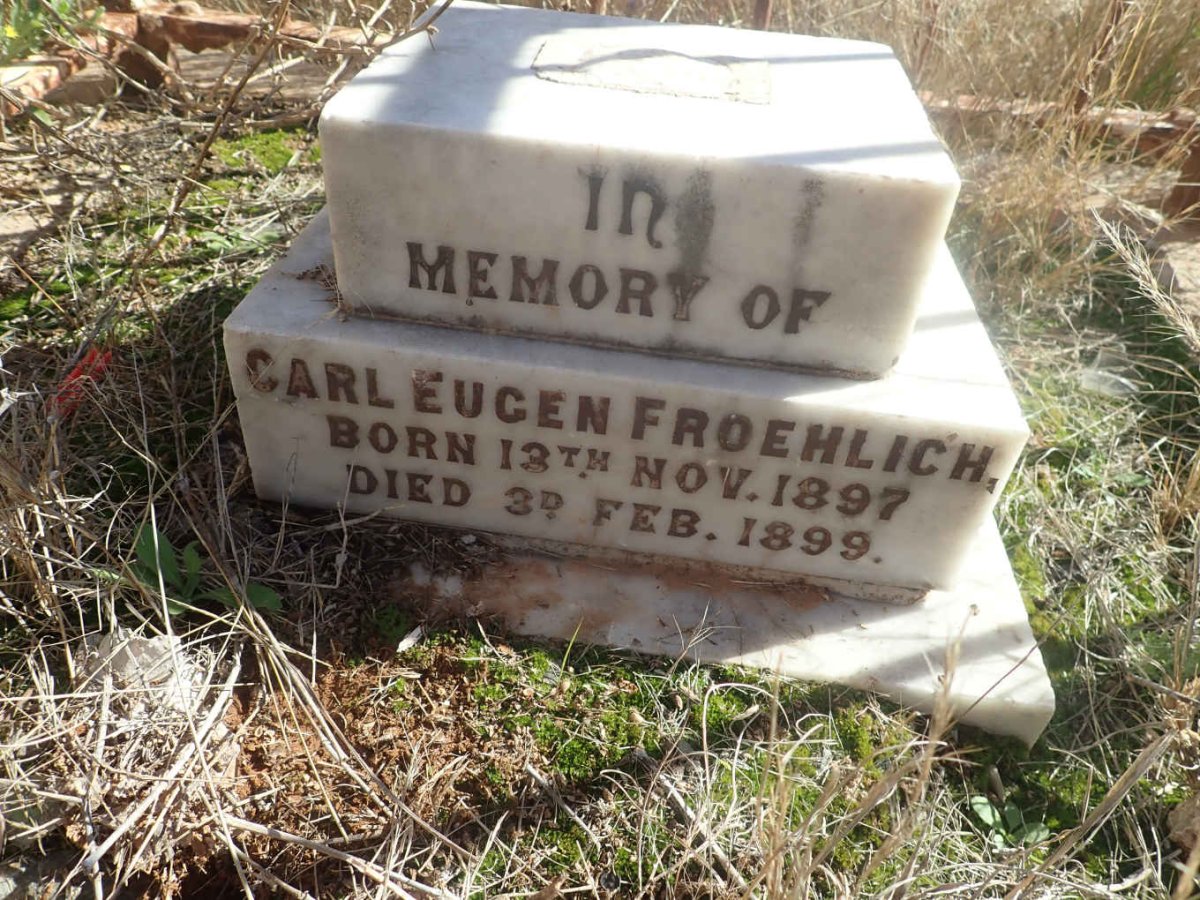 FROEHLICH Carl Eugen 1897-1899