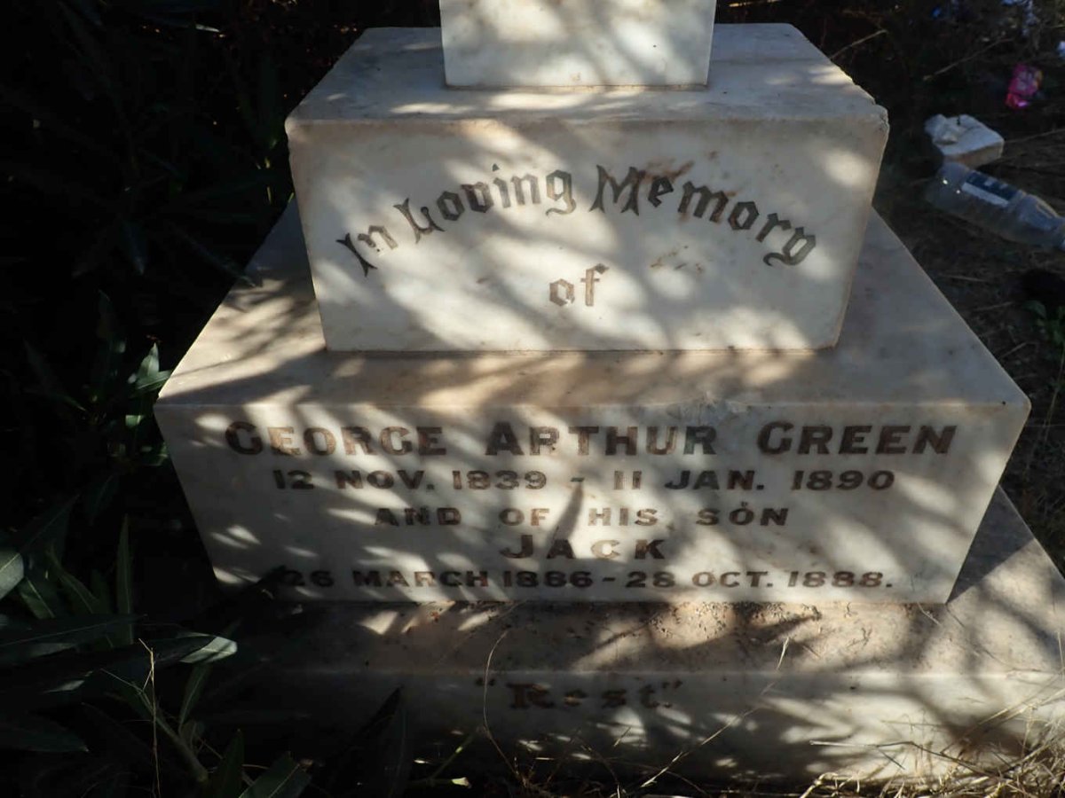 GREEN George Arthur 1839-1890 :: GREEN Jack 1886-1888