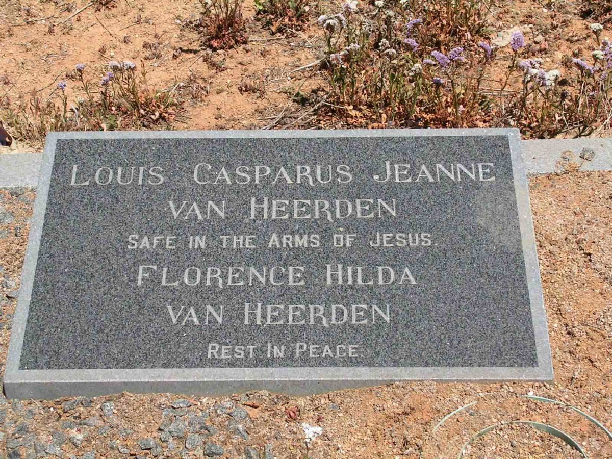 HEERDEN Louis Casparus Jeanne, van &amp; Florence Hilda