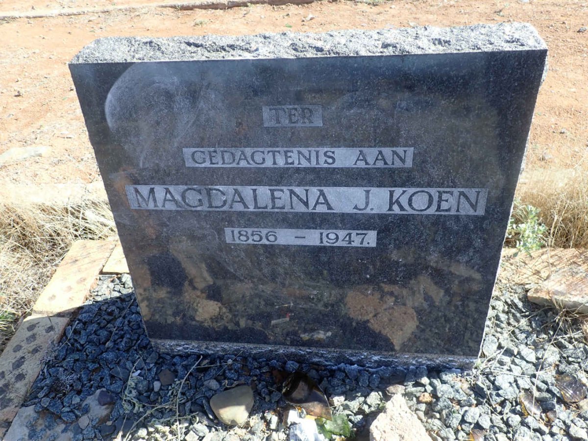 KOEN Magdalena J. 1856-1947
