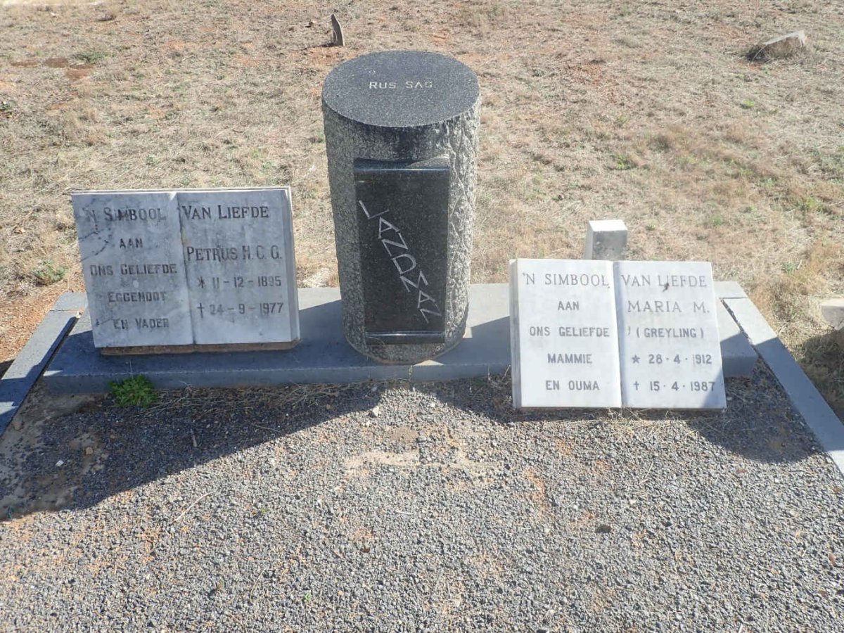 LANDMAN Petrus H.C.G. 1895-1977 &amp; Maria M. GREYLING 1912-1987