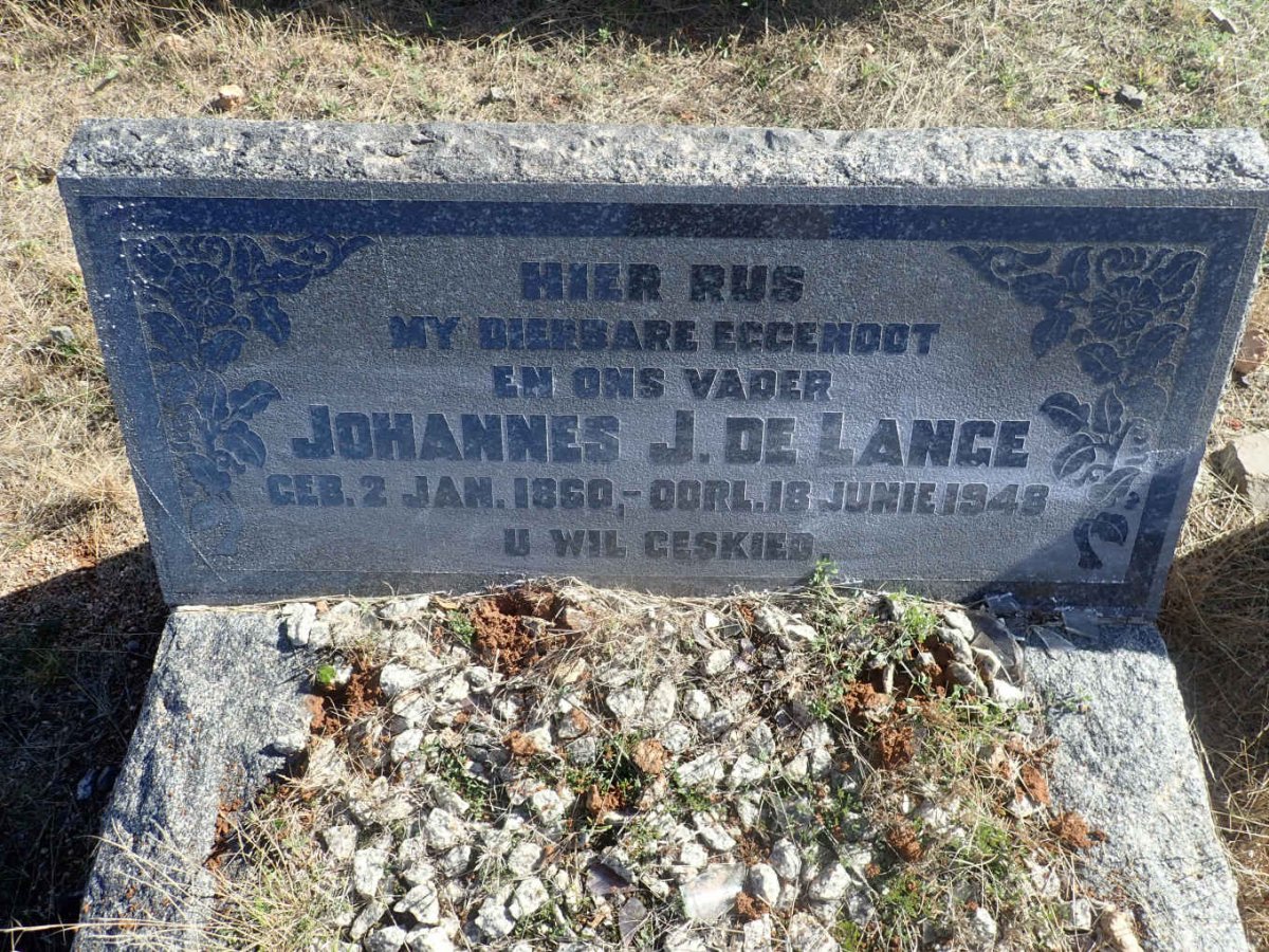 LANGE Johannes J., de 1860-1948