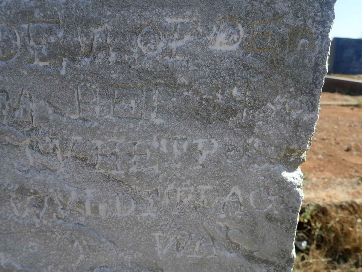 MERWE Katrina Johanna Susara, v.d. 1848-1930