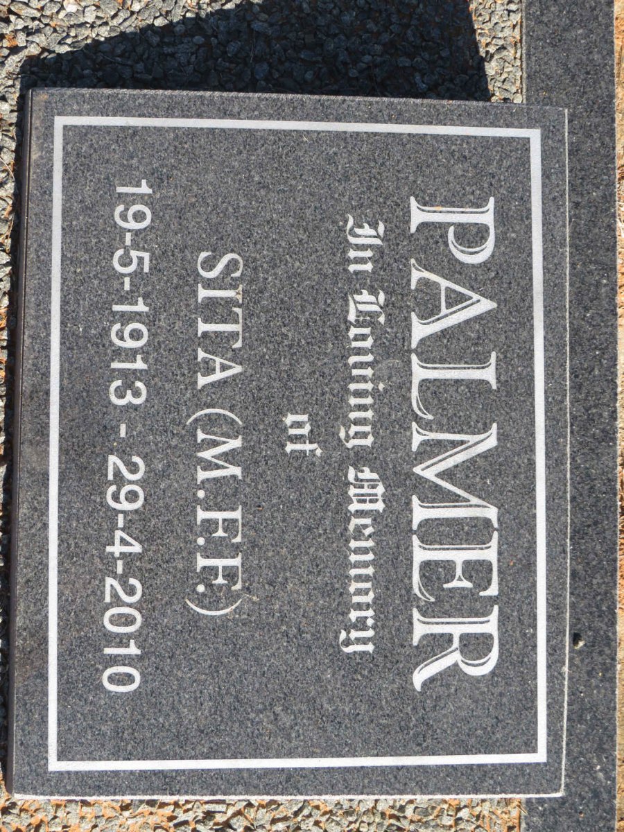 PALMER Maurice Clifford 1912-2001 &amp; M.F.F. 1913-2010