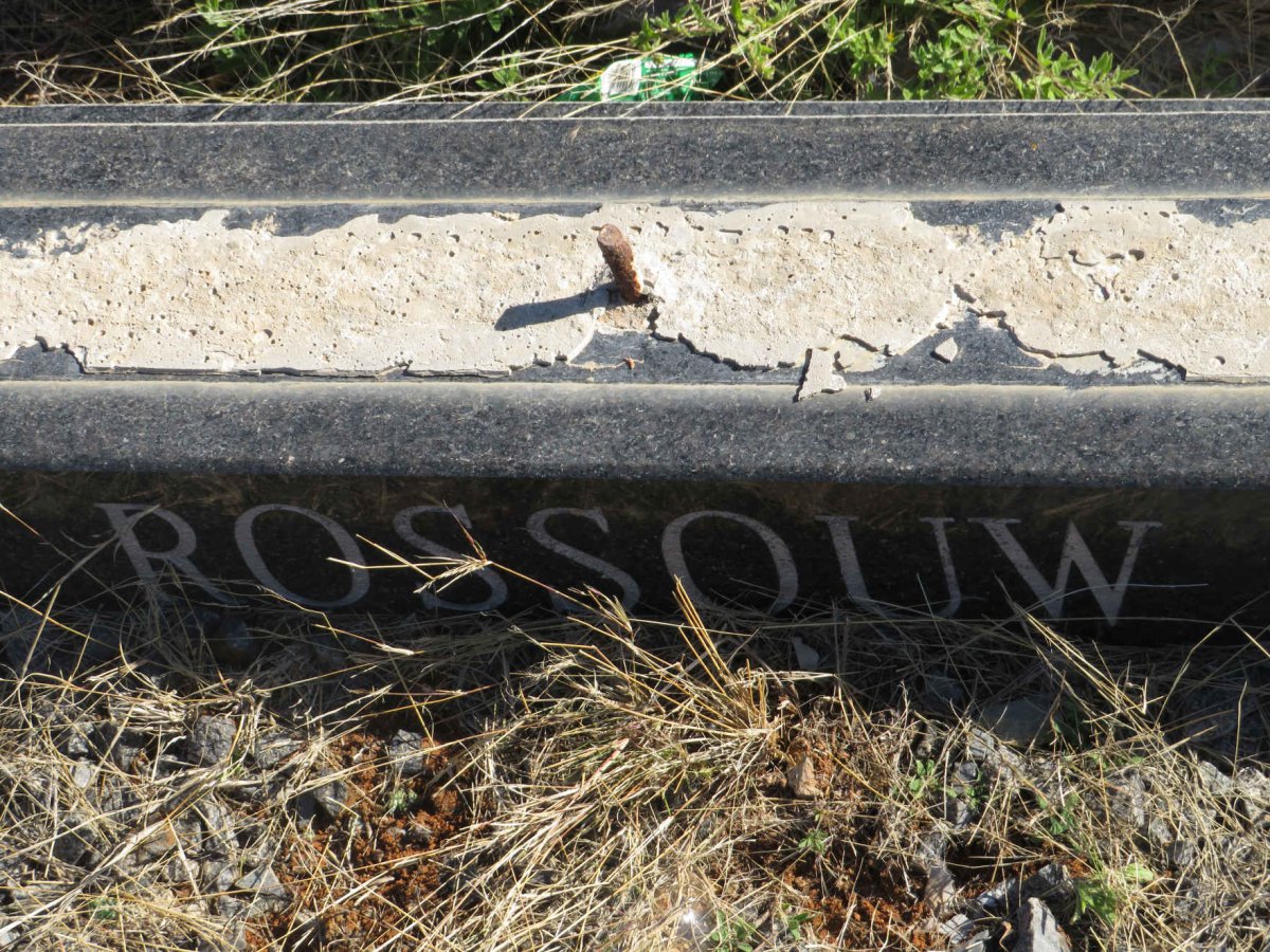 ROSSOUW Izak Jacob 1922-2005 &amp; Cornelia Johanna 1923-1998