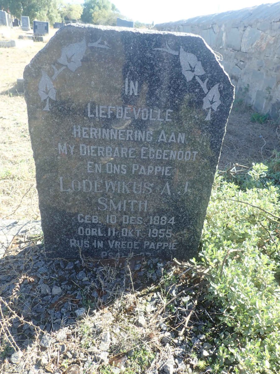 SMITH Lodewikus A.J. 1884-1955