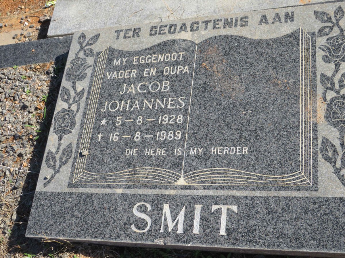 SMIT Jacob Johannes 1928-1989