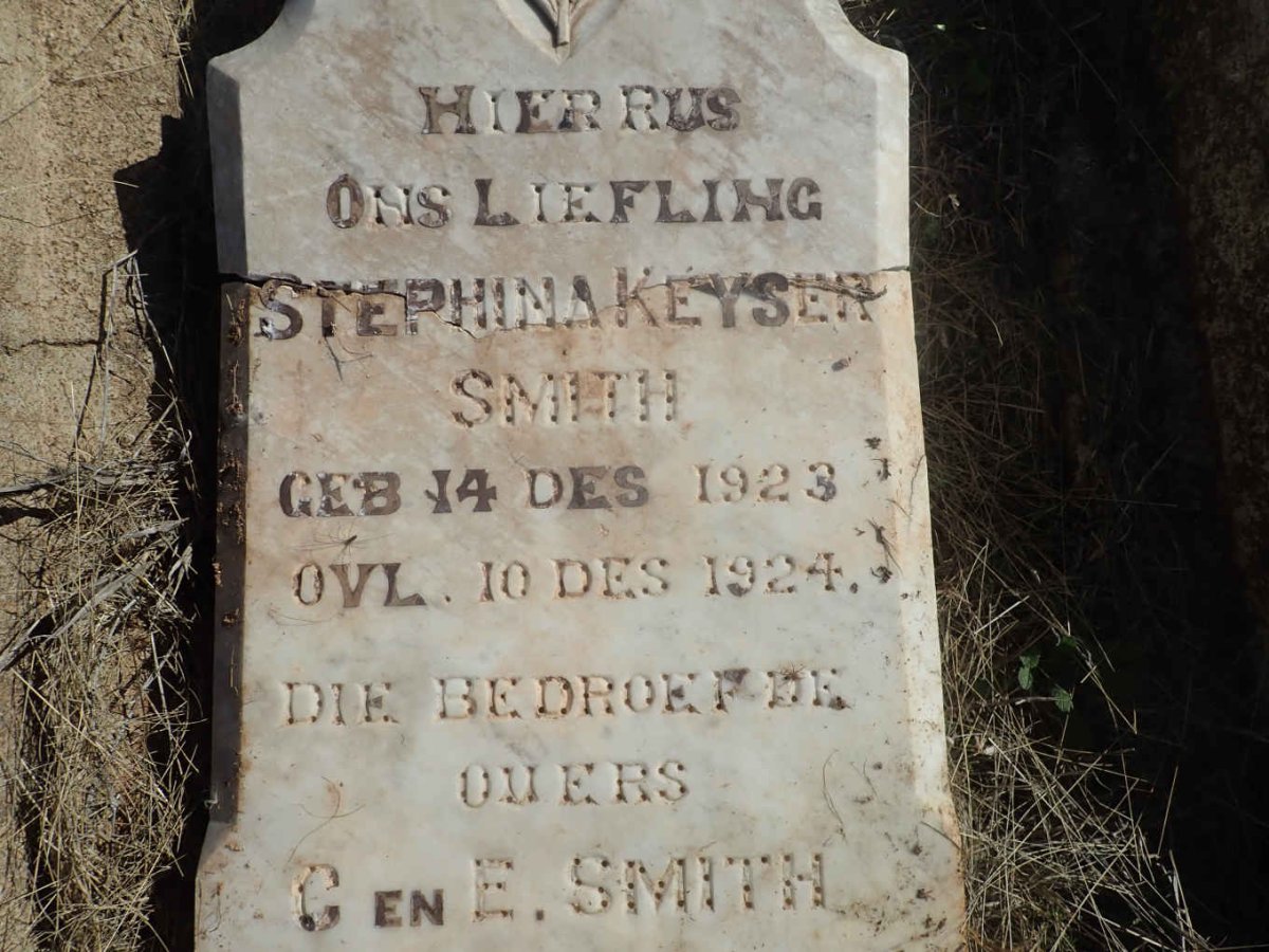 SMITH Stephina Keyser 1923-1924
