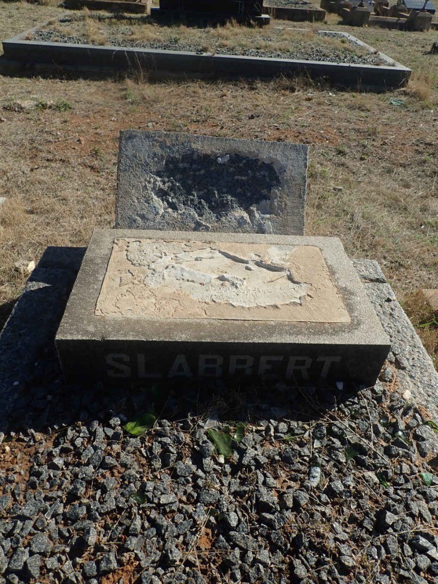SLABBERT J.C.B. 1875-1941