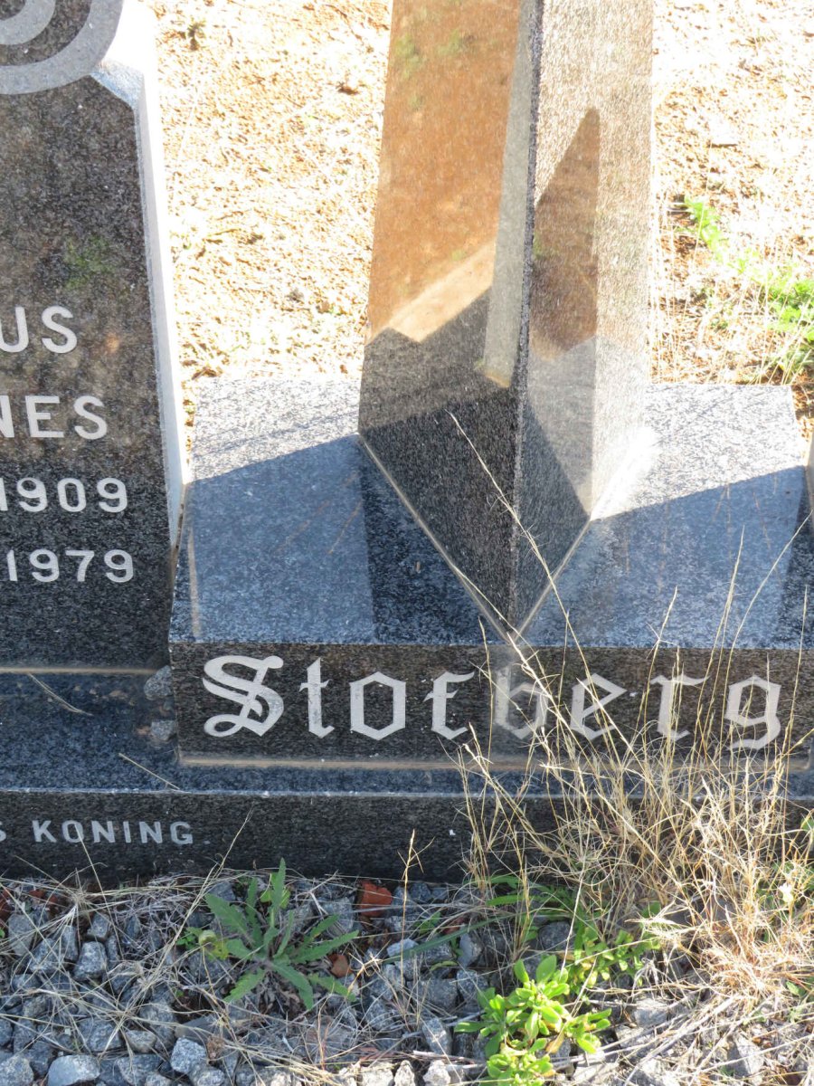 STOFBERG Jacobus Johannes 1909-1979 &amp; Sophia Catharina 1915-1990