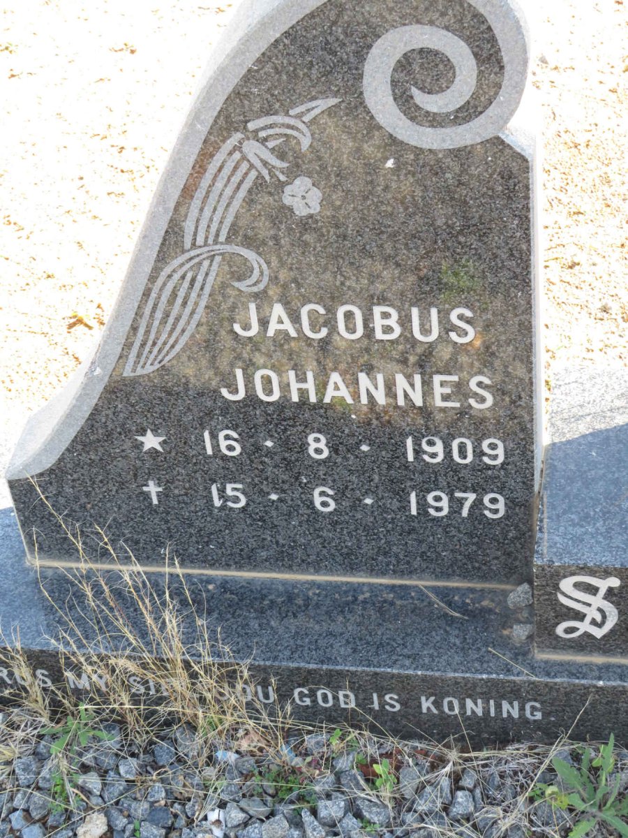 STOFBERG Jacobus Johannes 1909-1979 &amp; Sophia Catharina 1915-1990