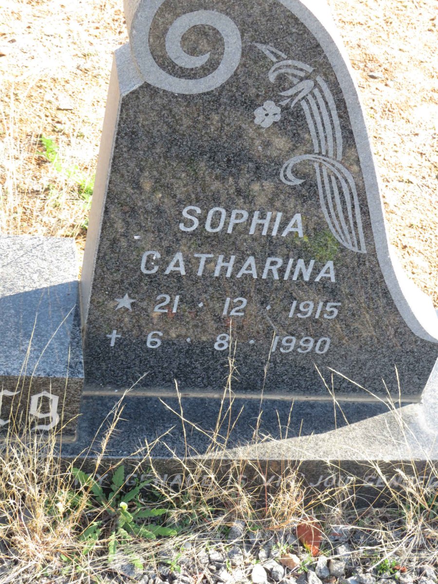 STOFBERG Jacobus Johannes 1909-1979 &amp; Sophia Catharina 1915-1990