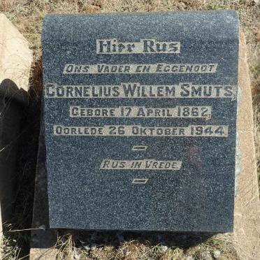 SMUTS Cornelius Willem 1862-1944