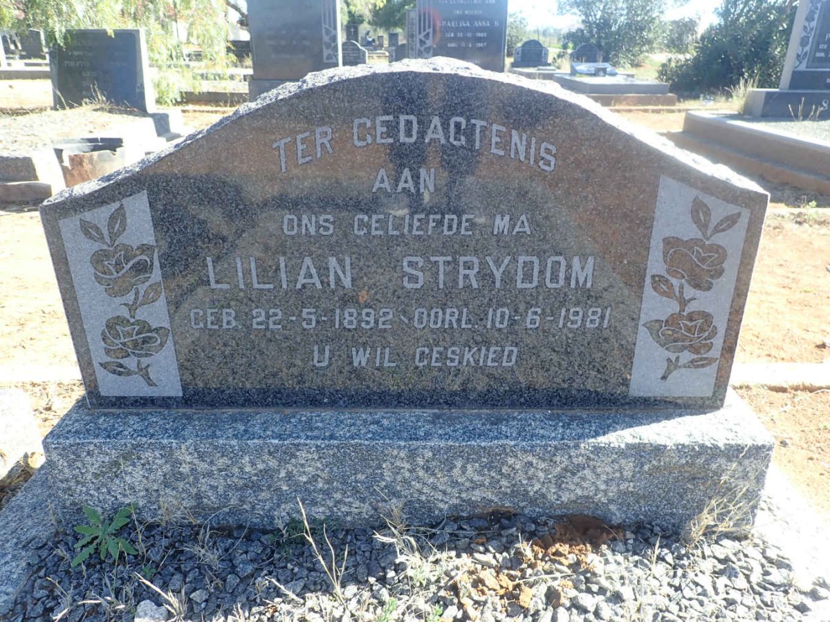 STRYDOM Lilian 1892-1981