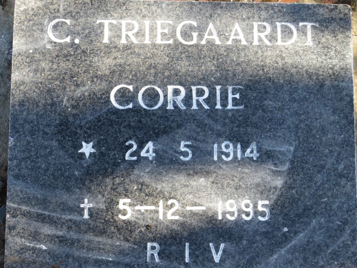 TRIEGAARDT C. 1914-1995