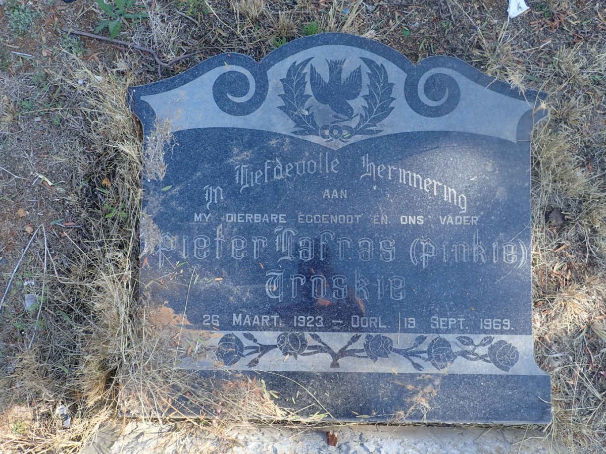 TROSKIE Pieter Lafras 1923-1969