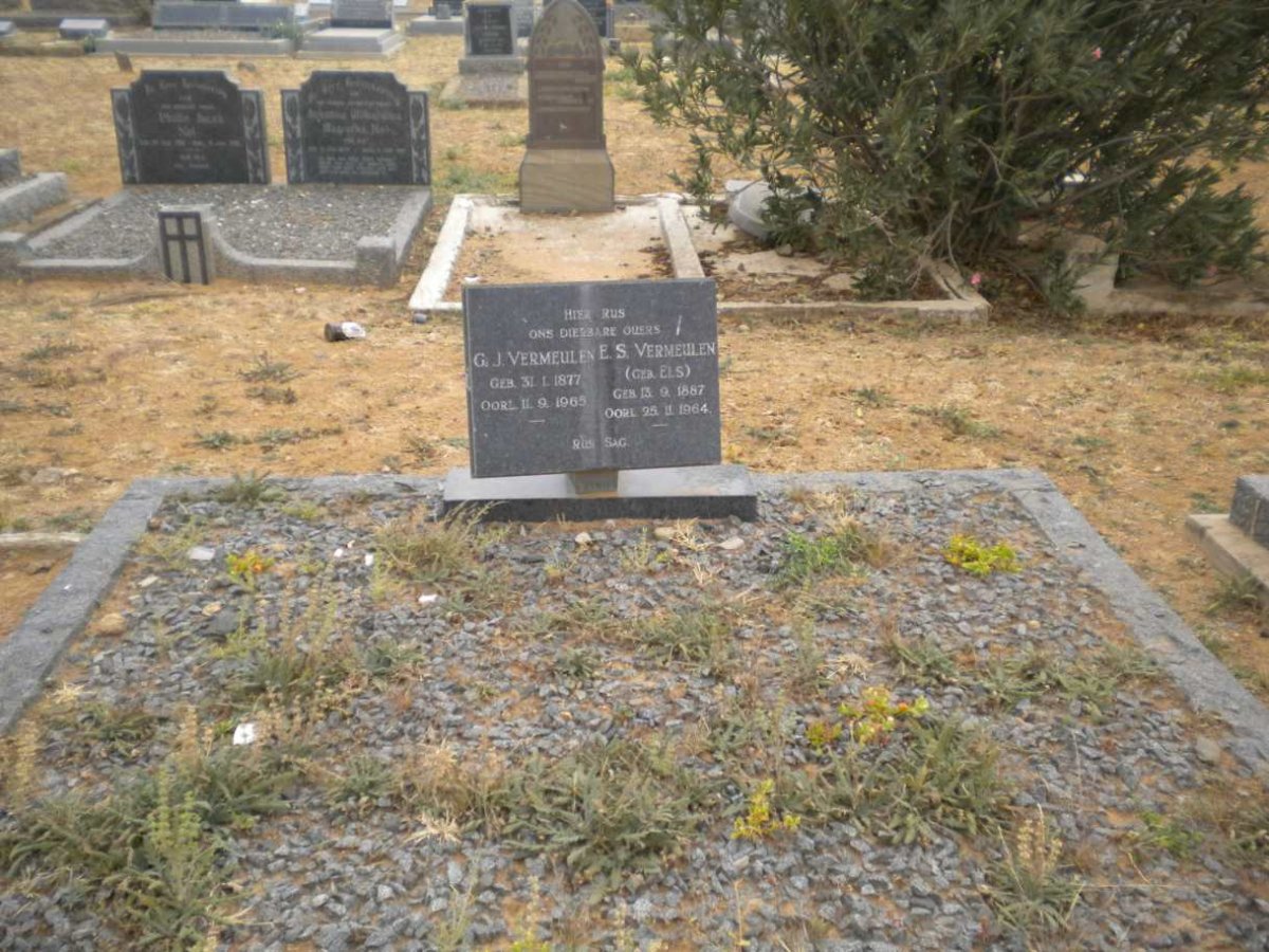 VERMEULEN G.J. 1877-1965 &amp; E.S. ELS 1887-1964