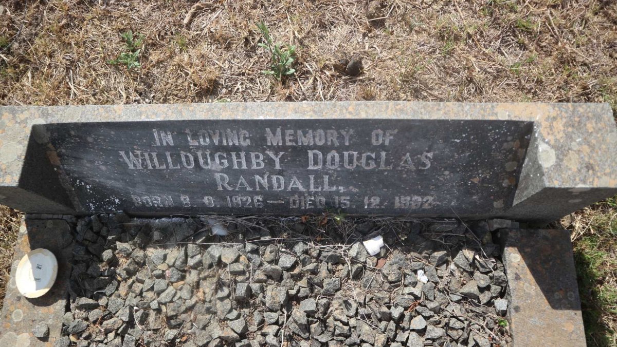 RANDALL Willoughby Douglas 1926-1962