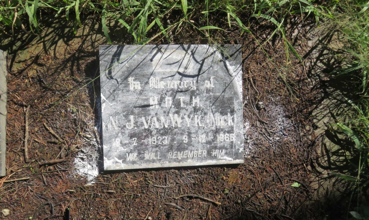 WYK N.J., van 1923-1966