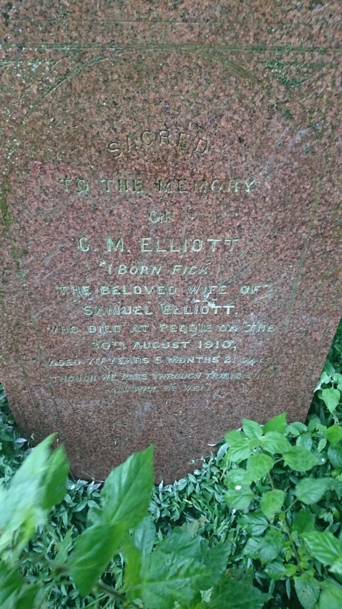 ELLIOTT C.M. nee FICḰ -1910