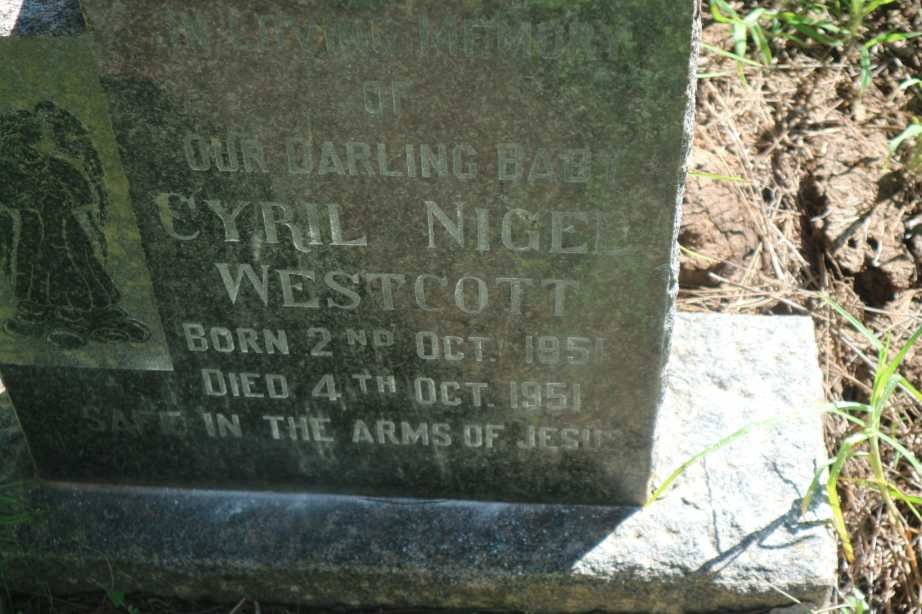 WESTCOTT Cyril Nigel 1951-1951