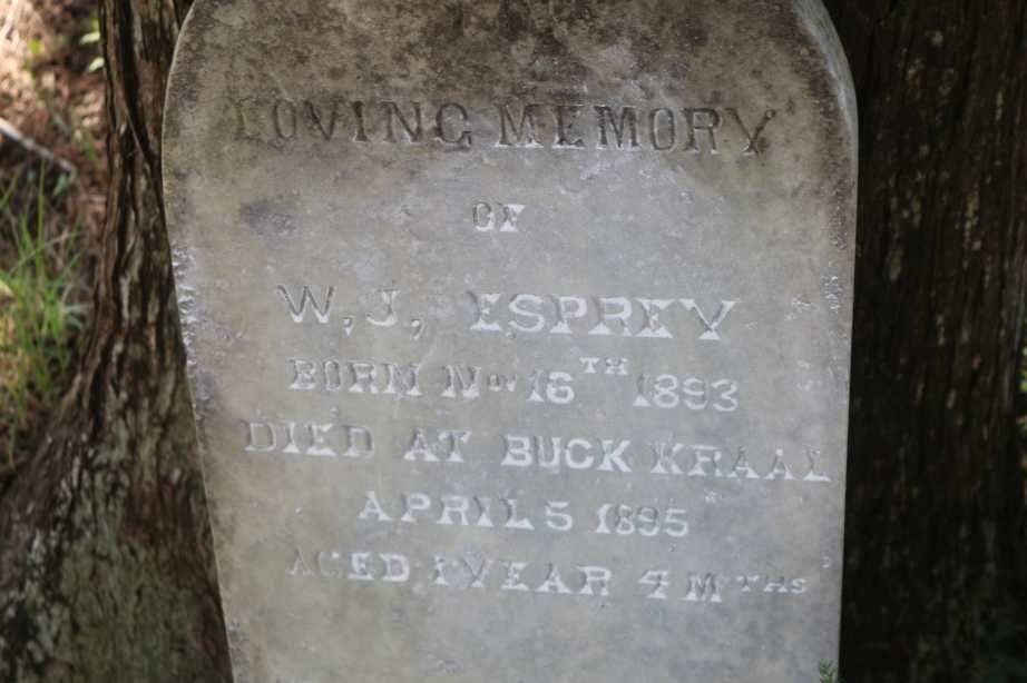 ESPREY W.J. 1893-1895