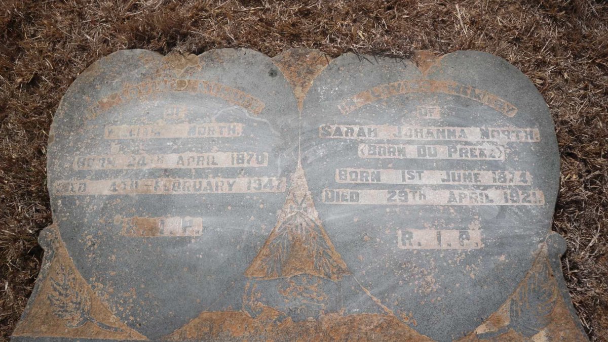NORTH William 1870-1947 &amp; Sarah Johanna DU PREEZ 1874-1921