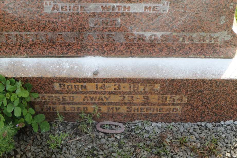 CROSSMAN William Henry 1876-1931 &amp; Fenella Jane 1872-1954