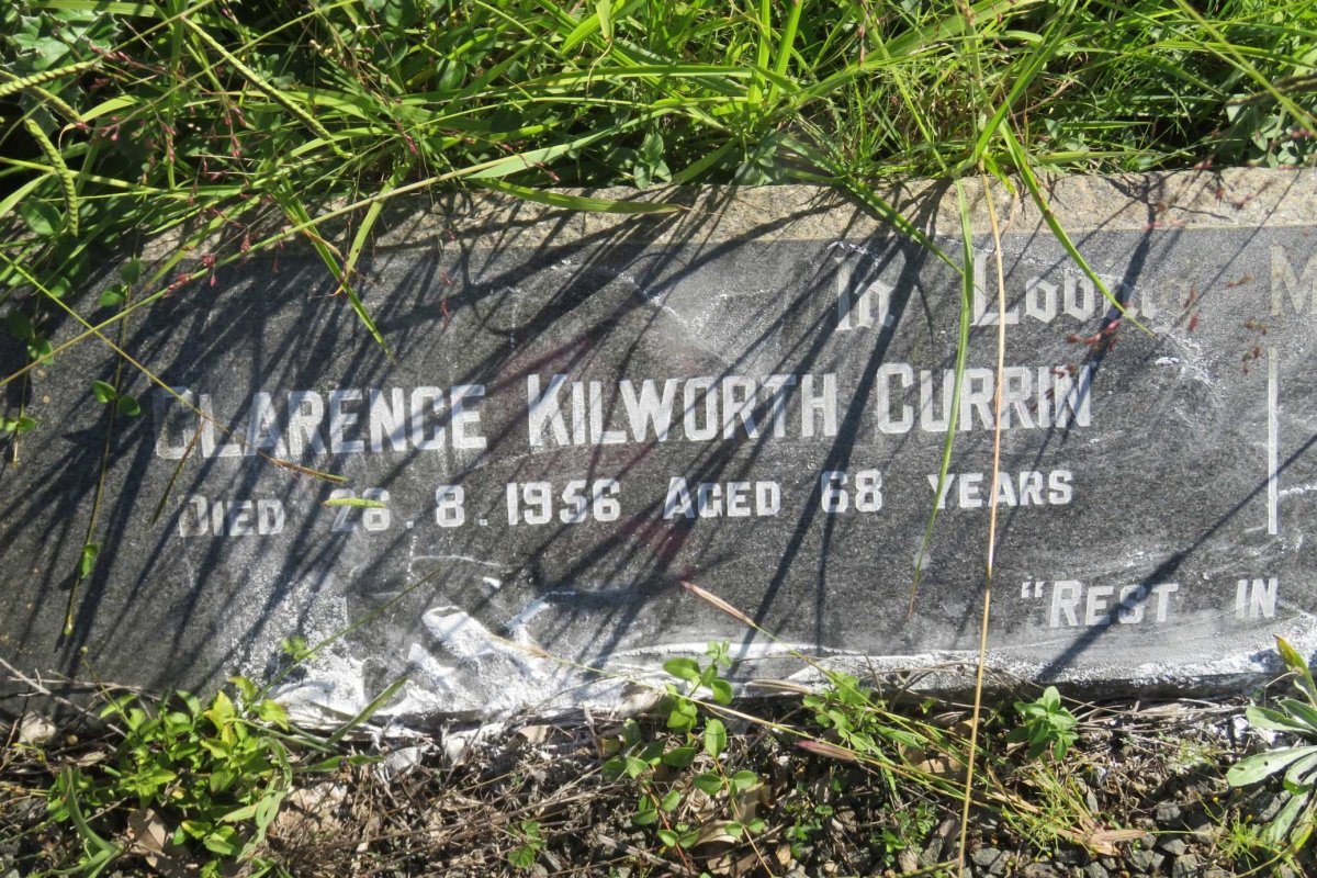 CURRIN Clarence Kilworth -1956