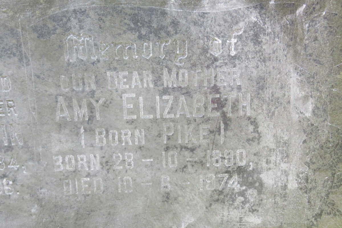PETZER Stephen Martin 1884-1966 &amp; Amy Elizabeth PIKE 1890-1974