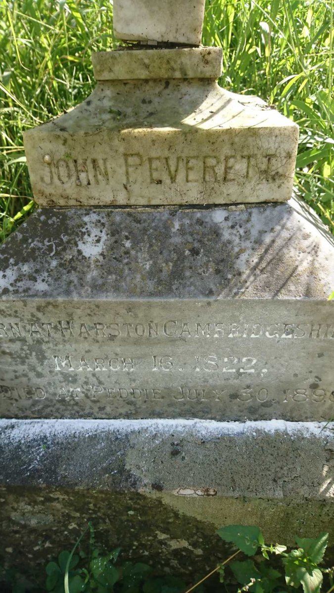 PEVERETT John 1822-1890