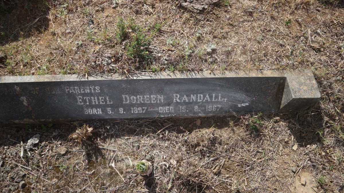RANDALL Alfred George 1879-1965 &amp; Ethel Doreen 1897-1967