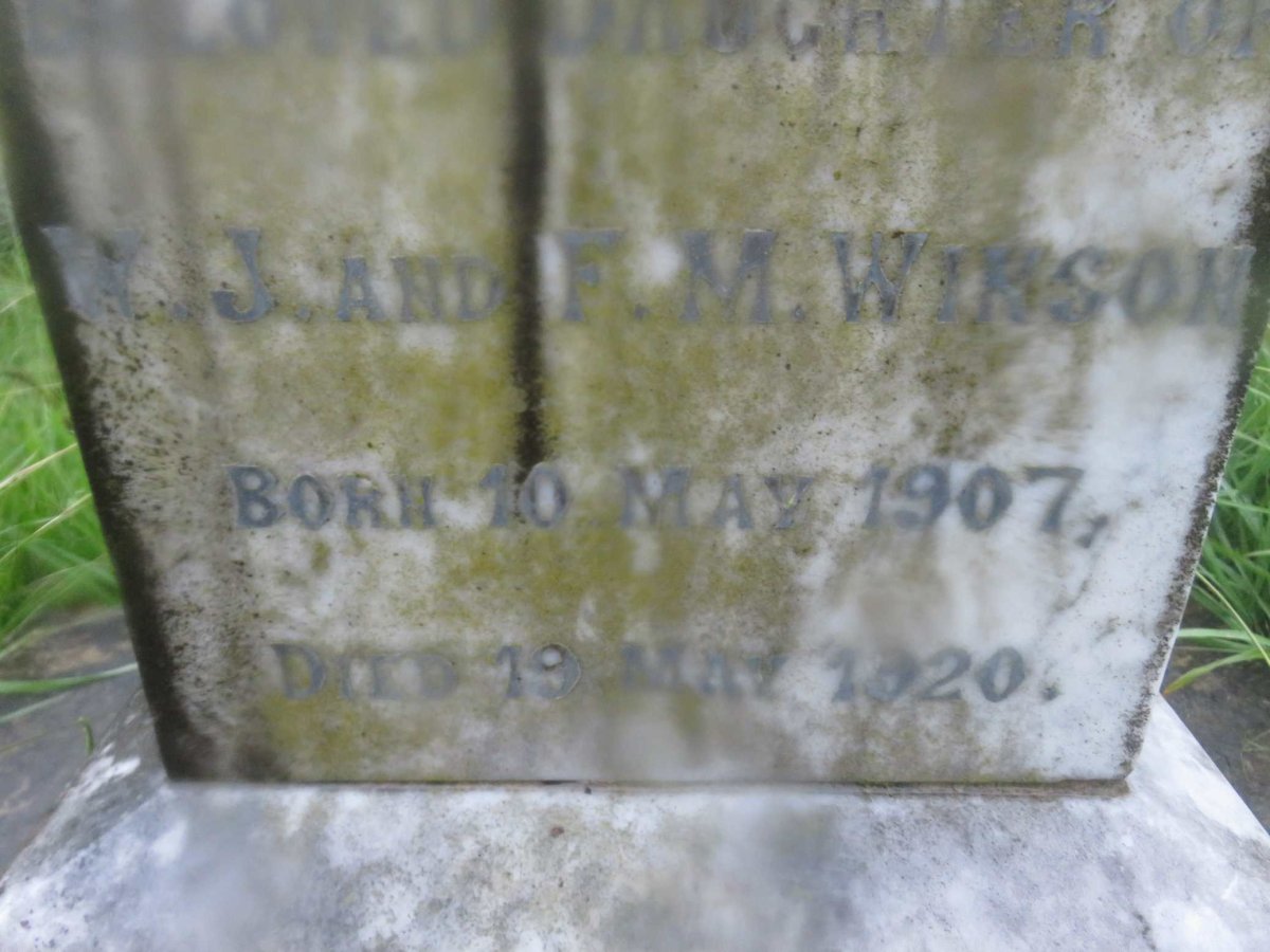 WINSON Ruth Heather 1907-1920