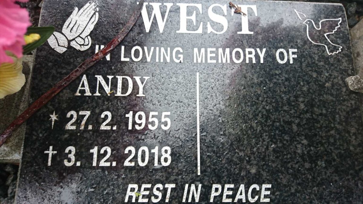 WEST Andy 1955-2018