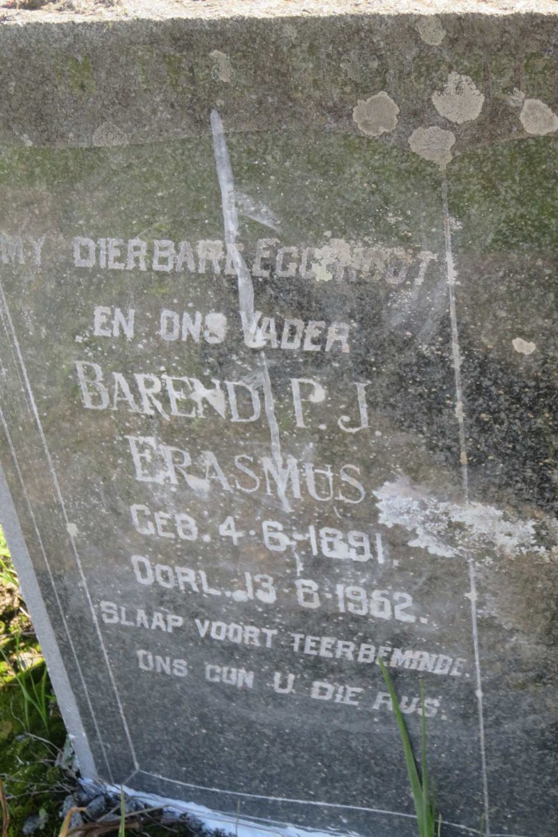 ERASMUS Barend P.J. 1891-1962