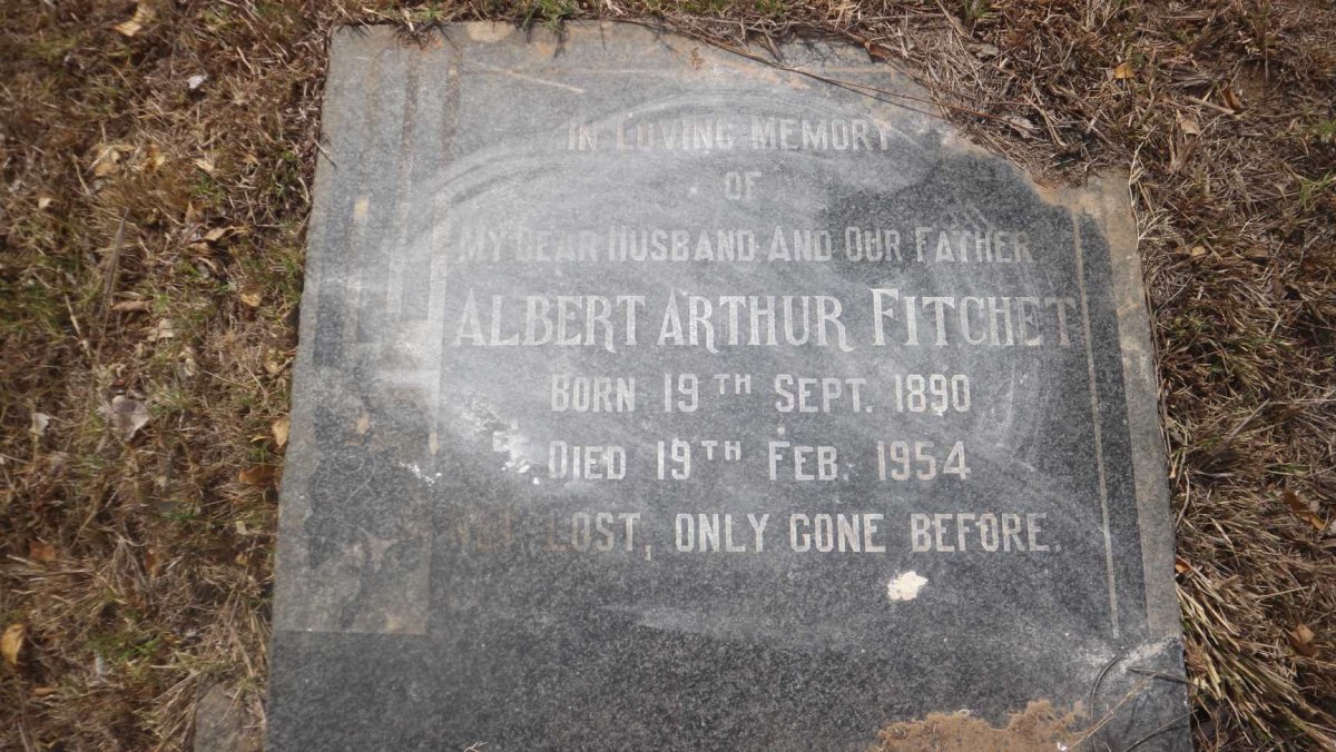 FITCHET Albert Arthur 1890-1954