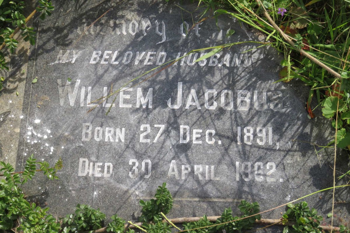 ? Willem Jacobus 1891-1962