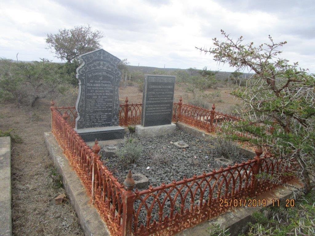 RANDALL Benjamin -1913 &amp; Eliza Matilda HAYWARD -1938