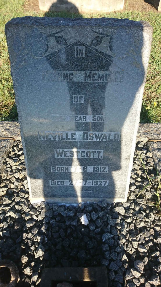 WESTCOTT Neville Oswald 1912-1927