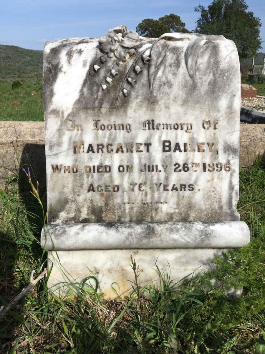 BAILEY Margaret -1896